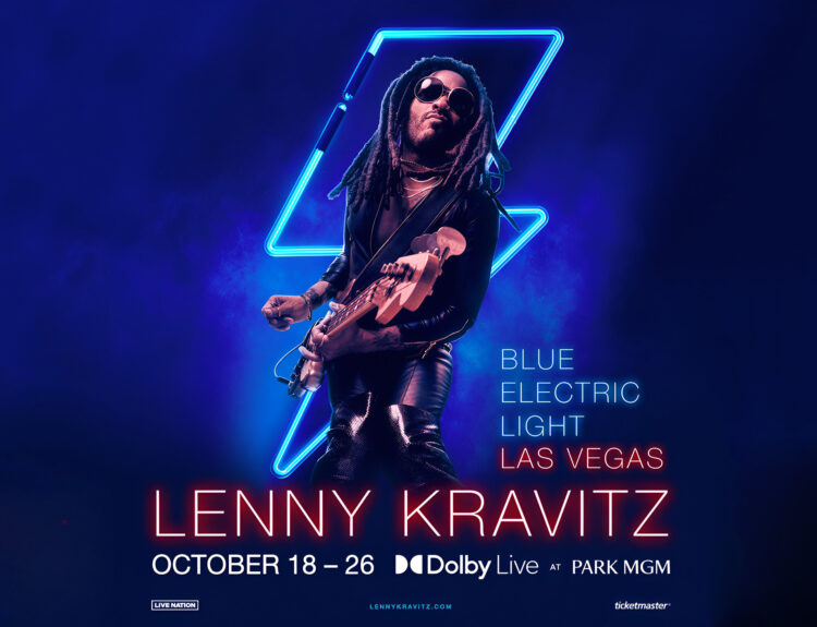 Lenny Kravitz ilumina Las Vegas con "Blue Electric Light"