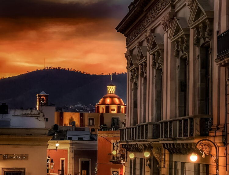 Deslumbrante con la magia de los atardeceres en Guanajuato